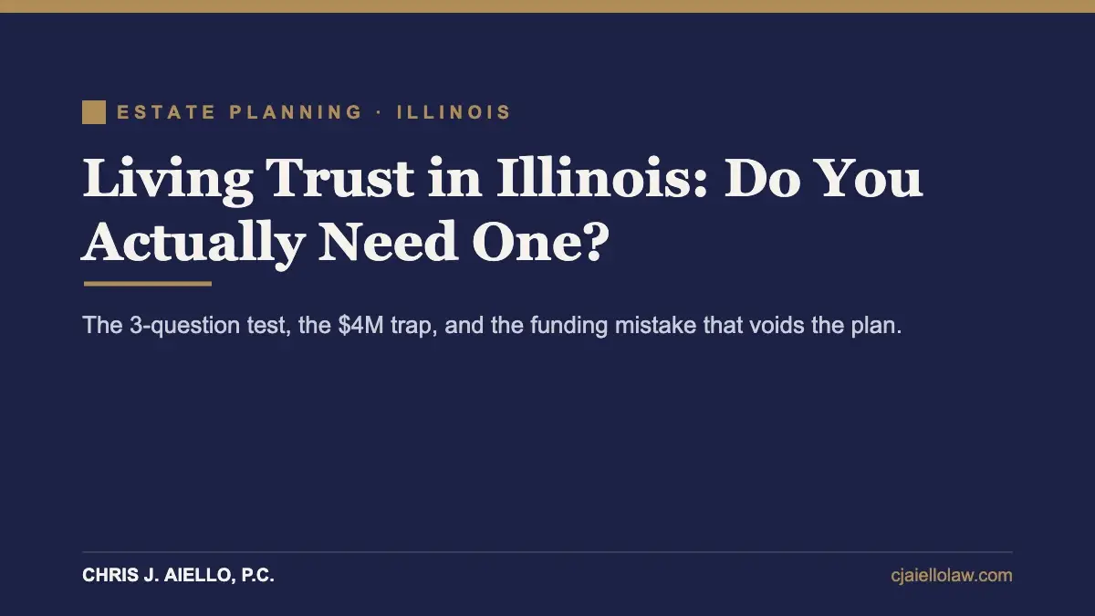 living trust illinois